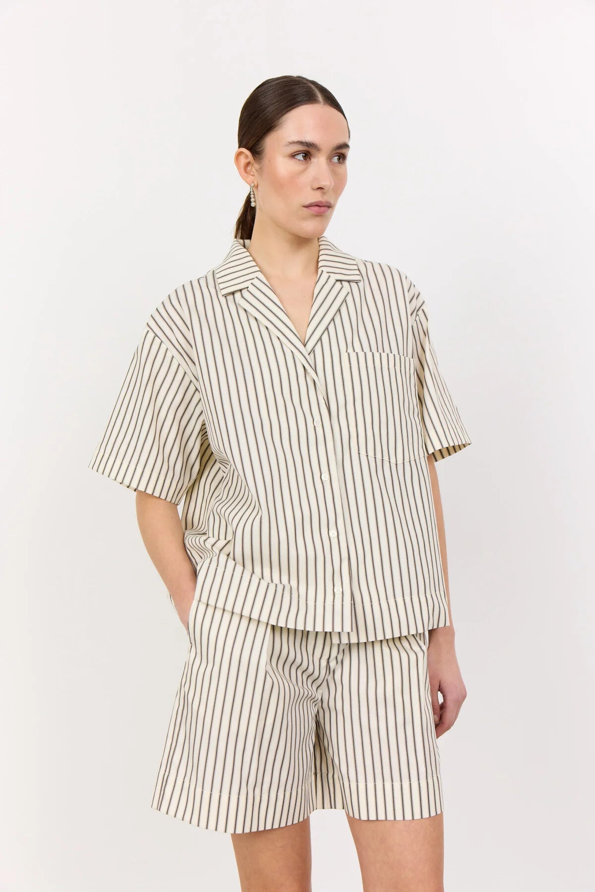 LR-LUCILLA Skjorte - Mørk Brun