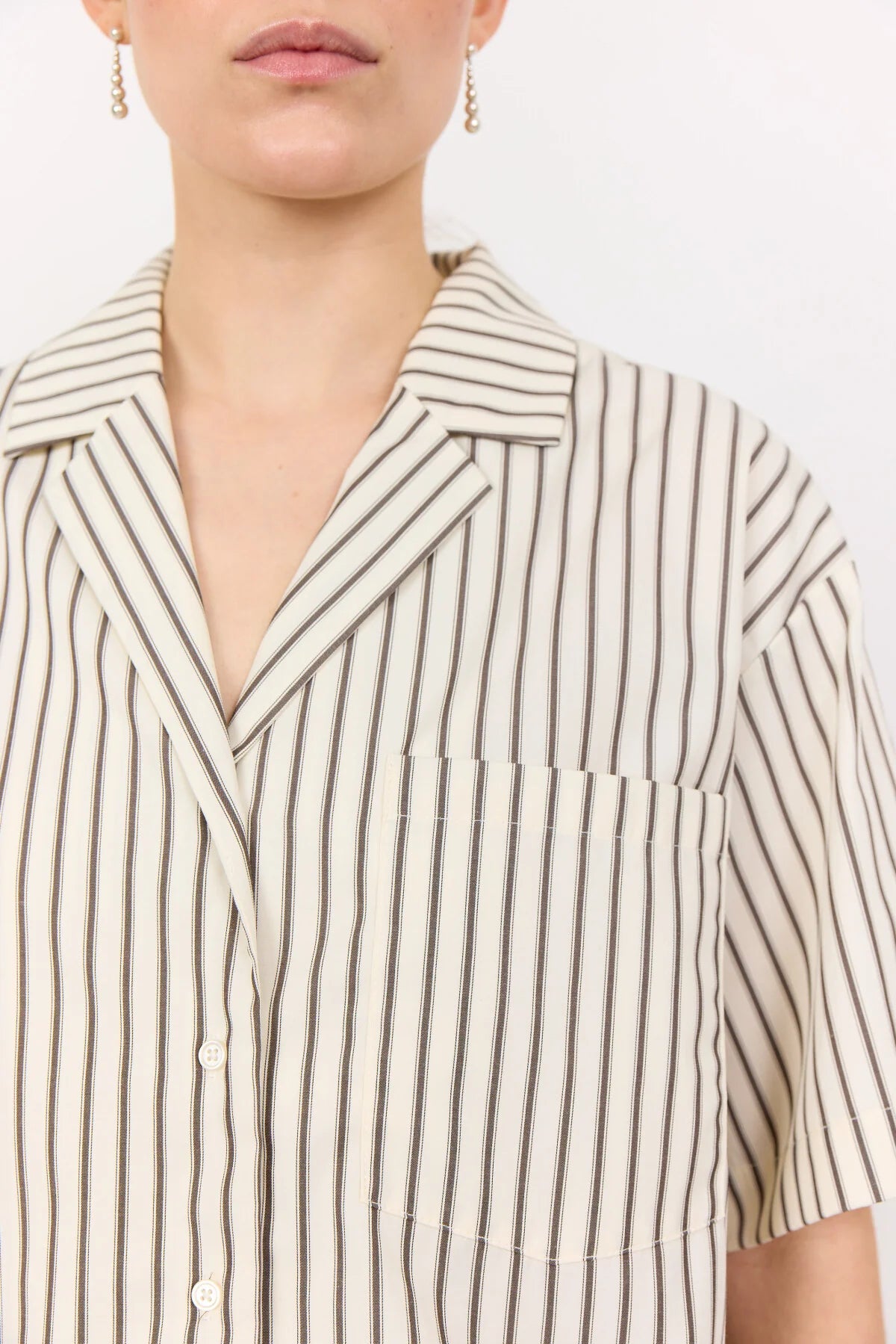 LR-LUCILLA Skjorte - Mørk Brun