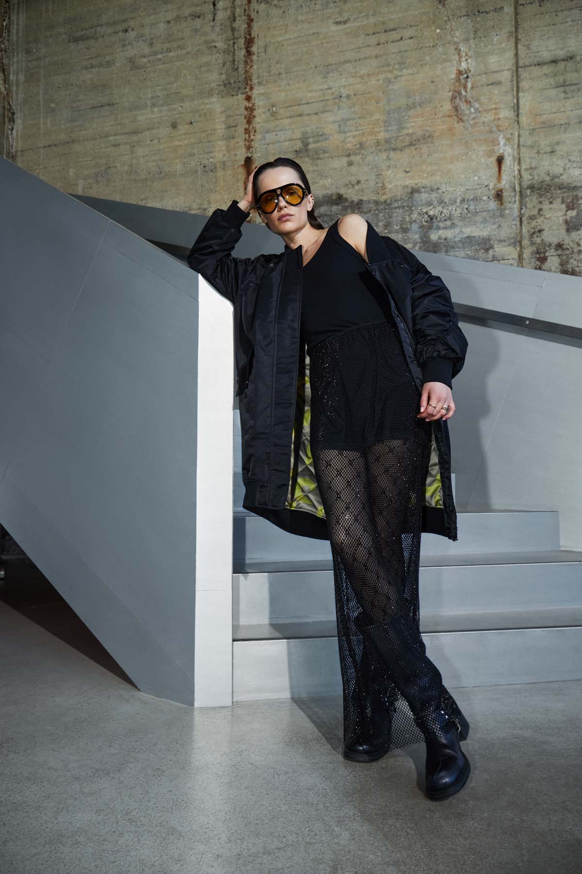 Copenhagen Muse - CMLOGO - NYLONSTRØMPER 40 DEN - BLACK