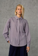 Love & Divine - Love1663 Shirts - Brown Stripe