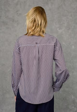 Love & Divine - Love1663 Shirts - Brown Stripe
