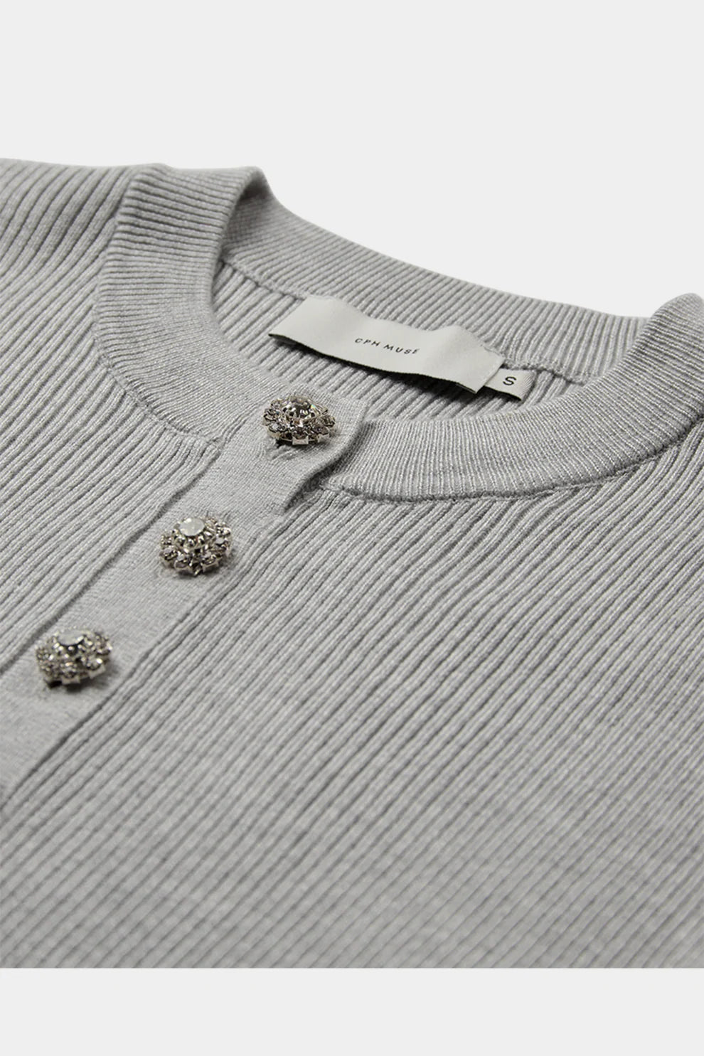 CMVERAN - PULLOVER - LYS GRÅ MELANGE