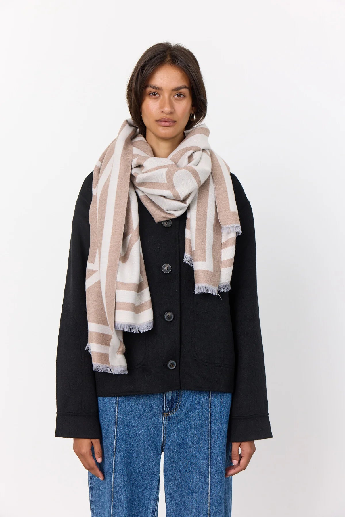 LR-HARTLEY 1 Tørklæde - Brun