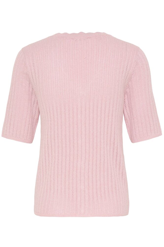 B.Young - BYMOBBE Rib Cardigan - Parfait Pink