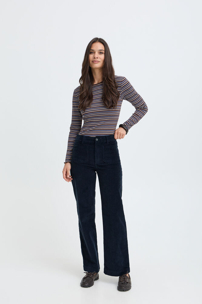 B. Young - BYDASIK Pocket Pants - Dark Sapphire/Blue