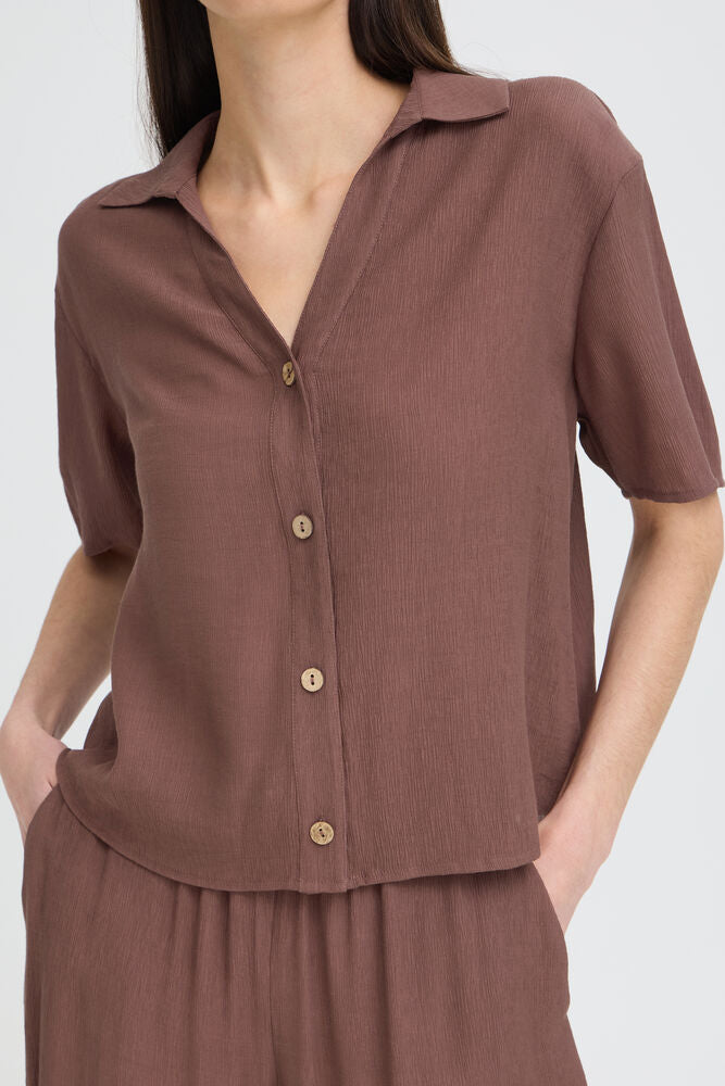 B.Young - BYEROLO Shirt - French Roast/Brown