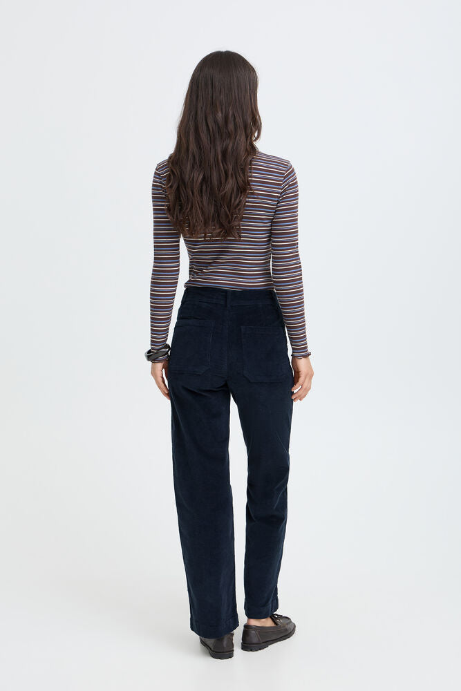 B. Young - BYDASIK Pocket Pants - Dark Sapphire/Blue