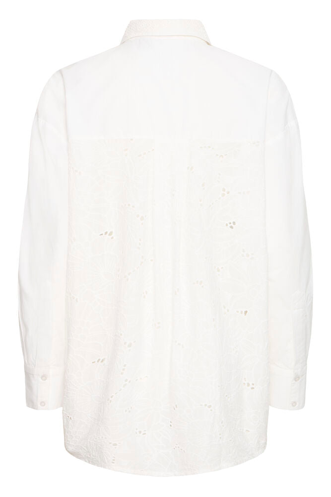 B.Young - BYJESSEL Long Shirt - White