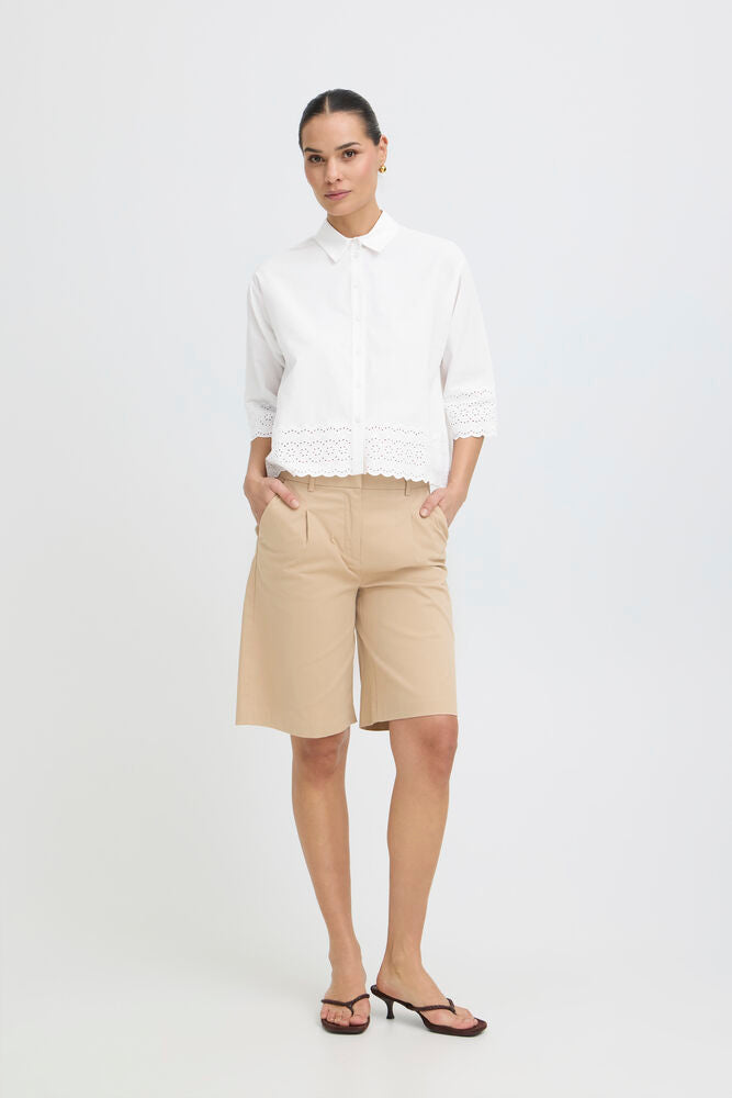 B.Young - BYJIDITA Shirt - Optical White/White
