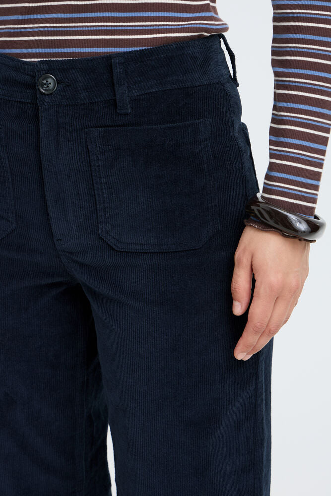 B. Young - BYDASIK Pocket Pants - Dark Sapphire/Blue