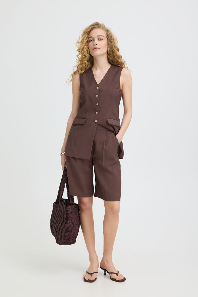 B.Young - BYESSIE Shorts - French Roast/Brun