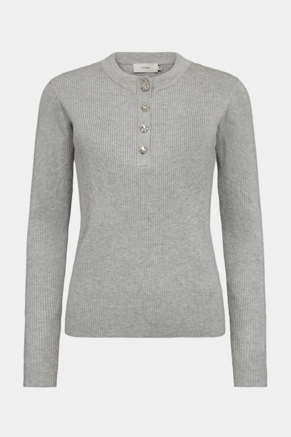 CMVERAN - PULLOVER - LYS GRÅ MELANGE