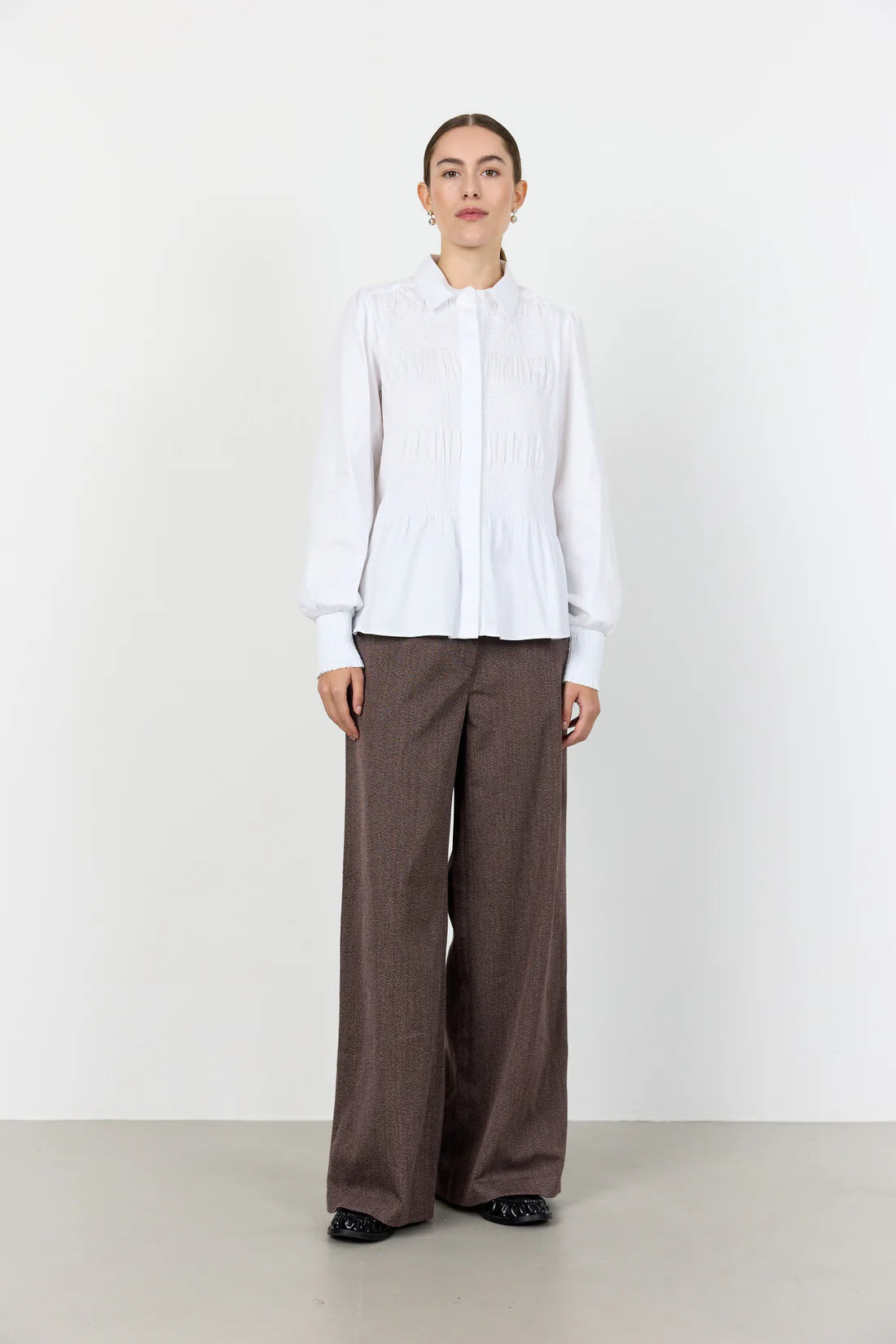 Leveté Room - LR-ISLA SOLID 117 Skjorte - Hvid