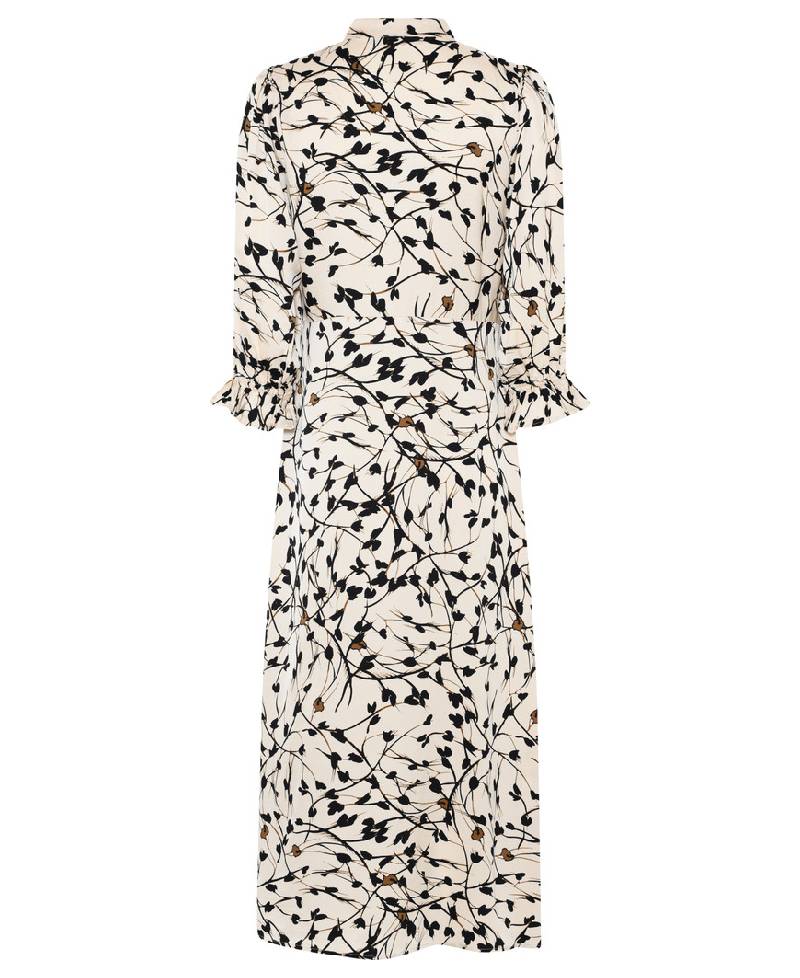 FloretBBClarene - Kjole - White Cream AOP