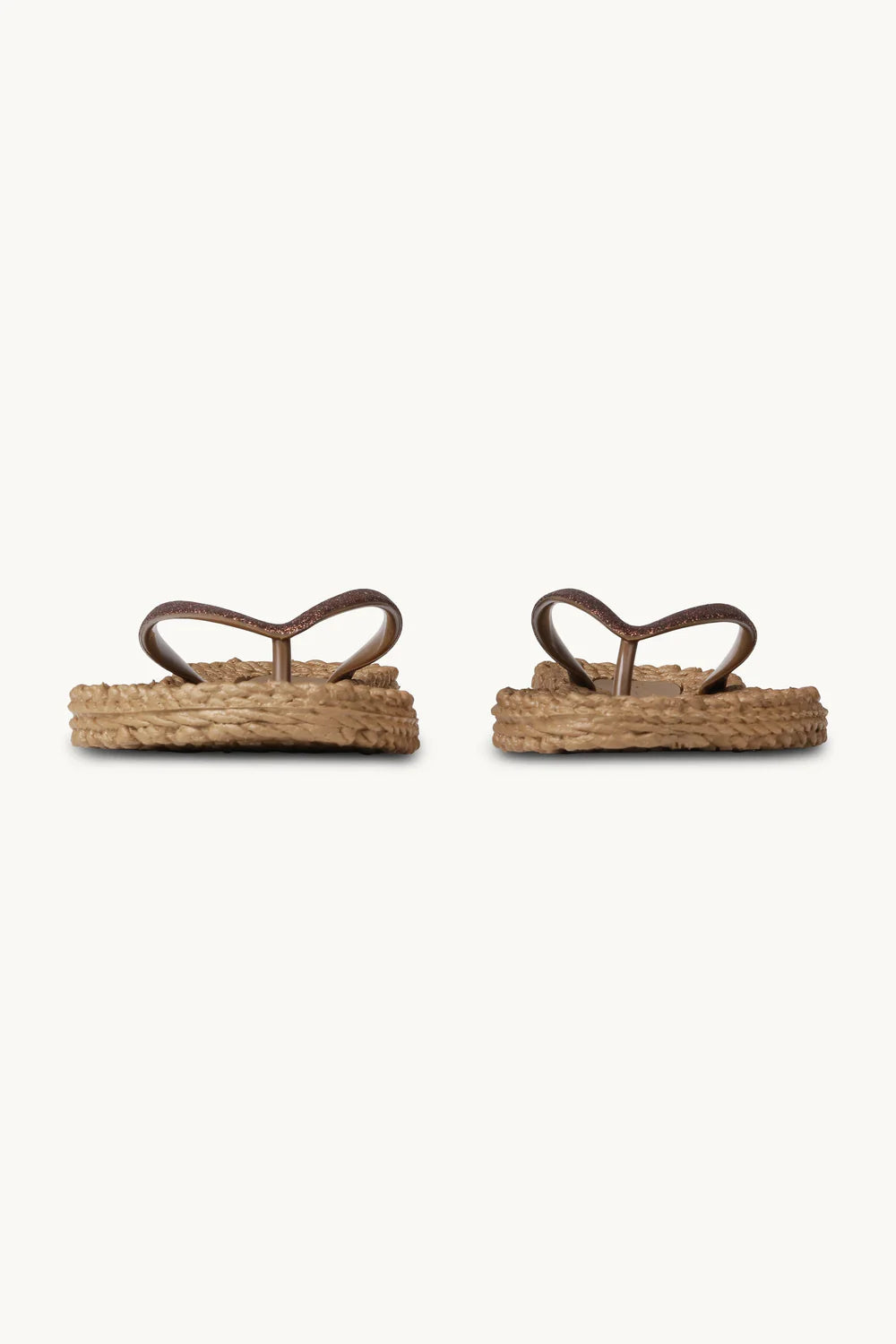 Ilse Jacobsen - Flip Flops with glitter - Mocca