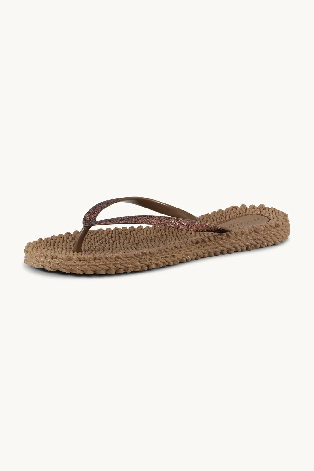 Ilse Jacobsen - Flip Flops with glitter - Mocca