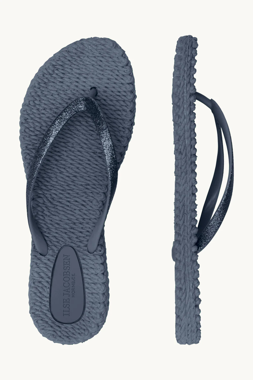 Ilse Jacobsen - Flip Flops with glitter - Indigo