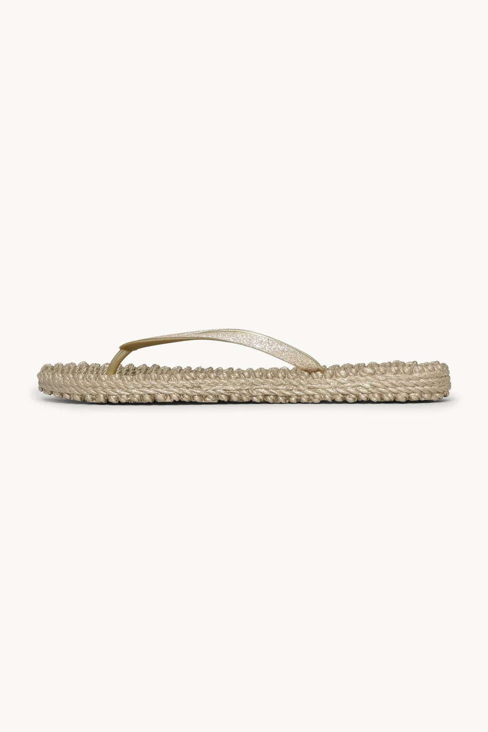 Ilse Jacobsen - Flip Flops with glitter - Platin