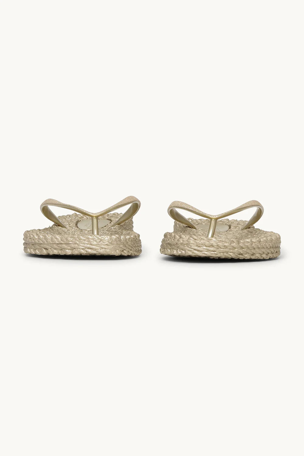 Ilse Jacobsen - Flip Flops with glitter - Platin