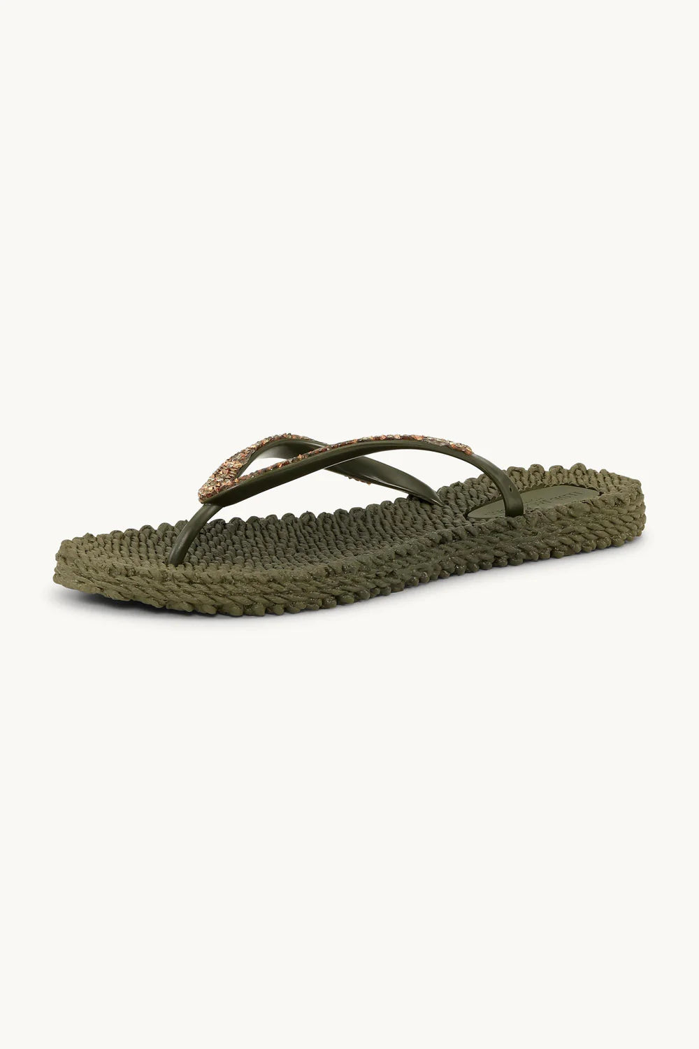 Ilse Jacobsen - Flip Flops with Rhinestones - Army