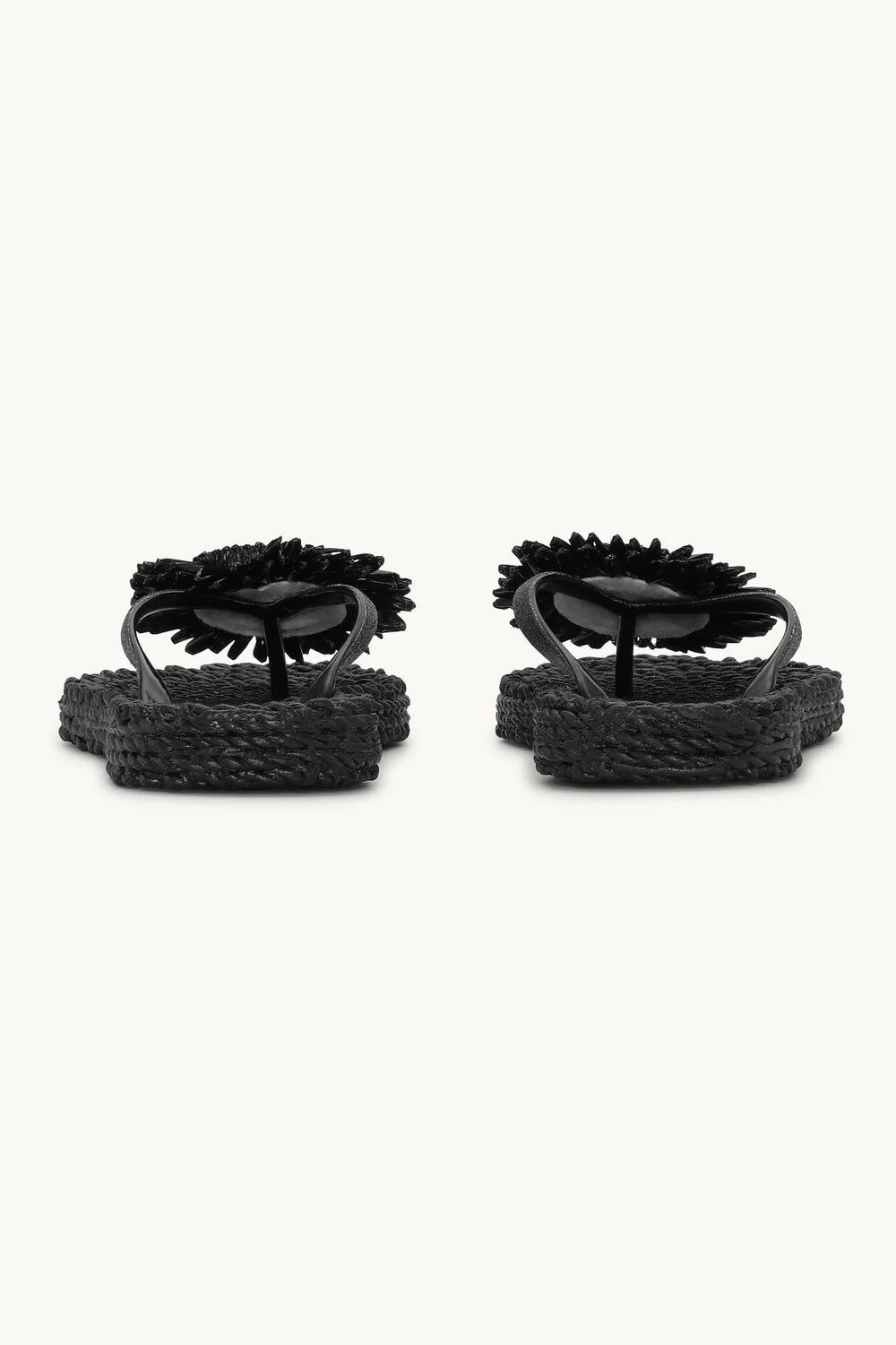 Ilse Jacobsen - Flip Flops with Flower - Black
