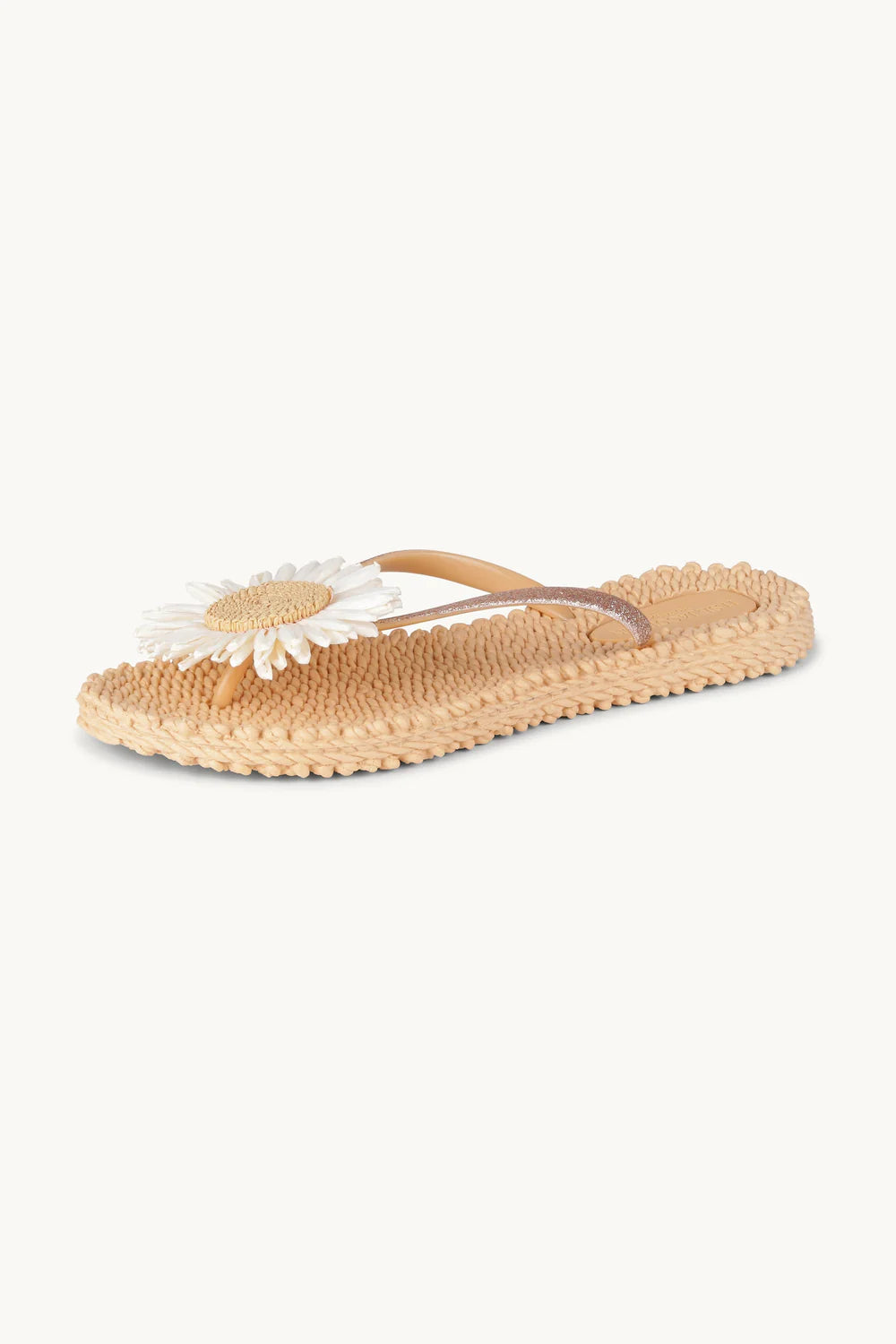 Ilse Jacobsen - Flip Flops with Flower - Beige