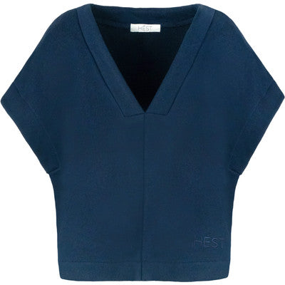 HÉST - GABRIELLA Top - Navy Blazer