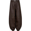 Haute L'amitié - Jasmin Leather Harem Pant - Mocca