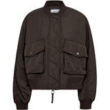 Haute L'amitié - Bailey Zipper Bomber - Mocca
