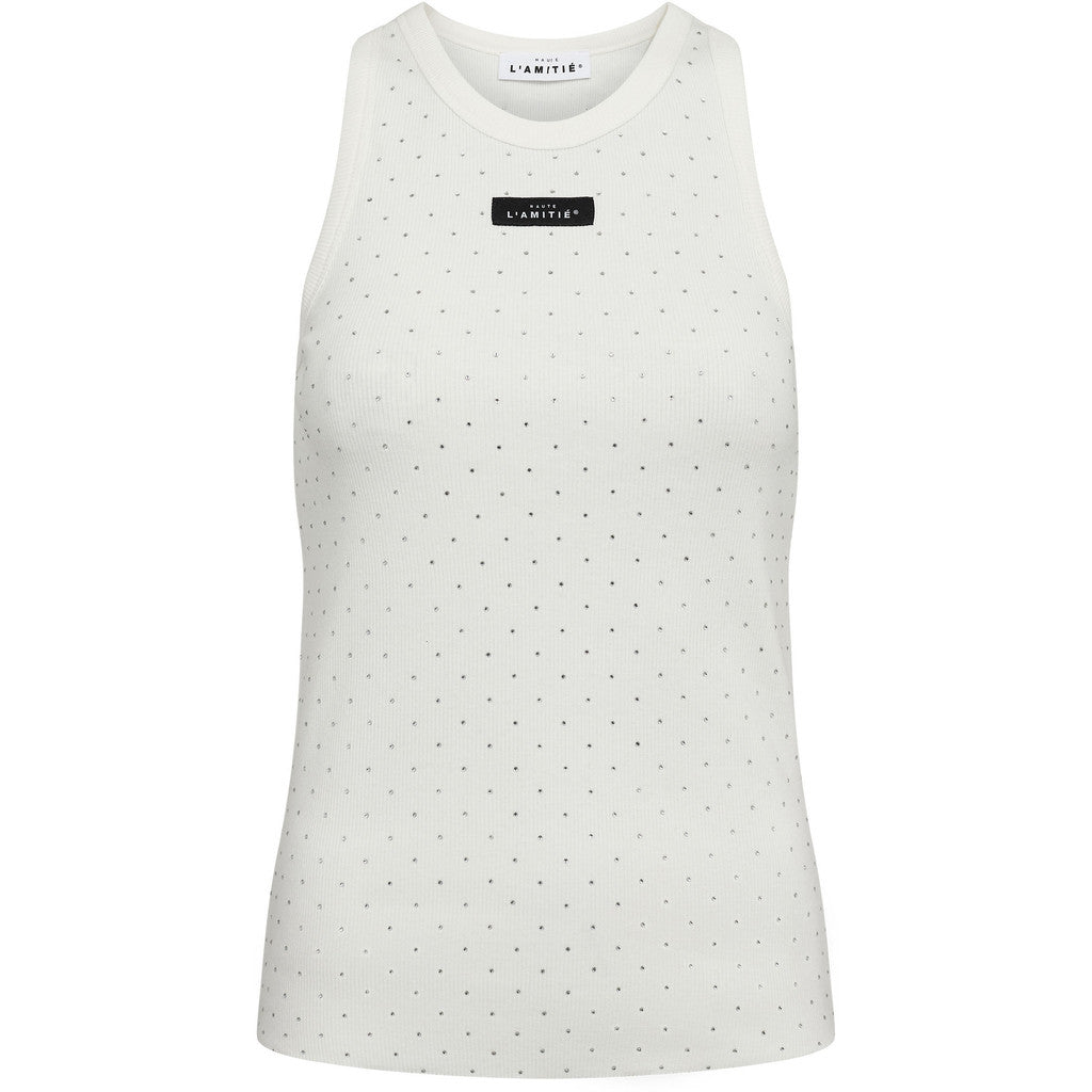 Haute L'amitié - Rib Badge Stone Tank - Off-White