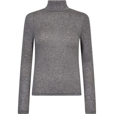 Haute L'amitié - Lux Turtle Ls Tee - Grey Melange