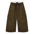 Haute L'amitié - Pull On Cargo Bermudas - Army