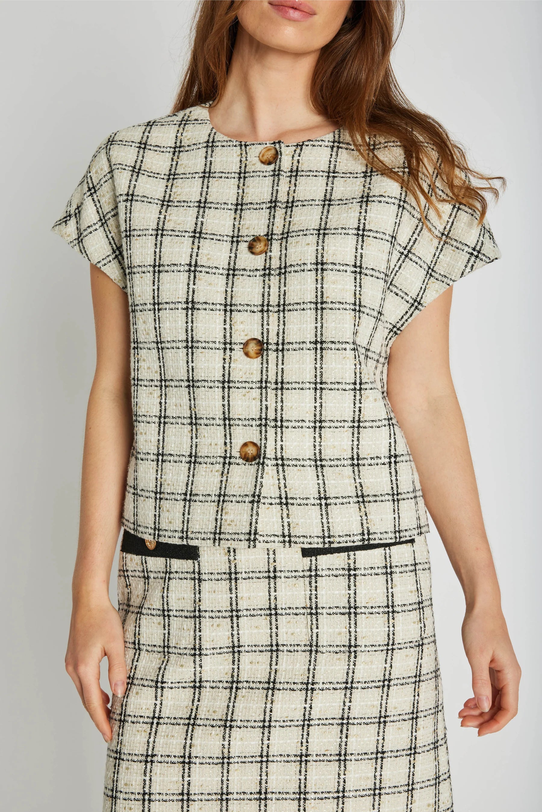 Konia vest - Black/Off white