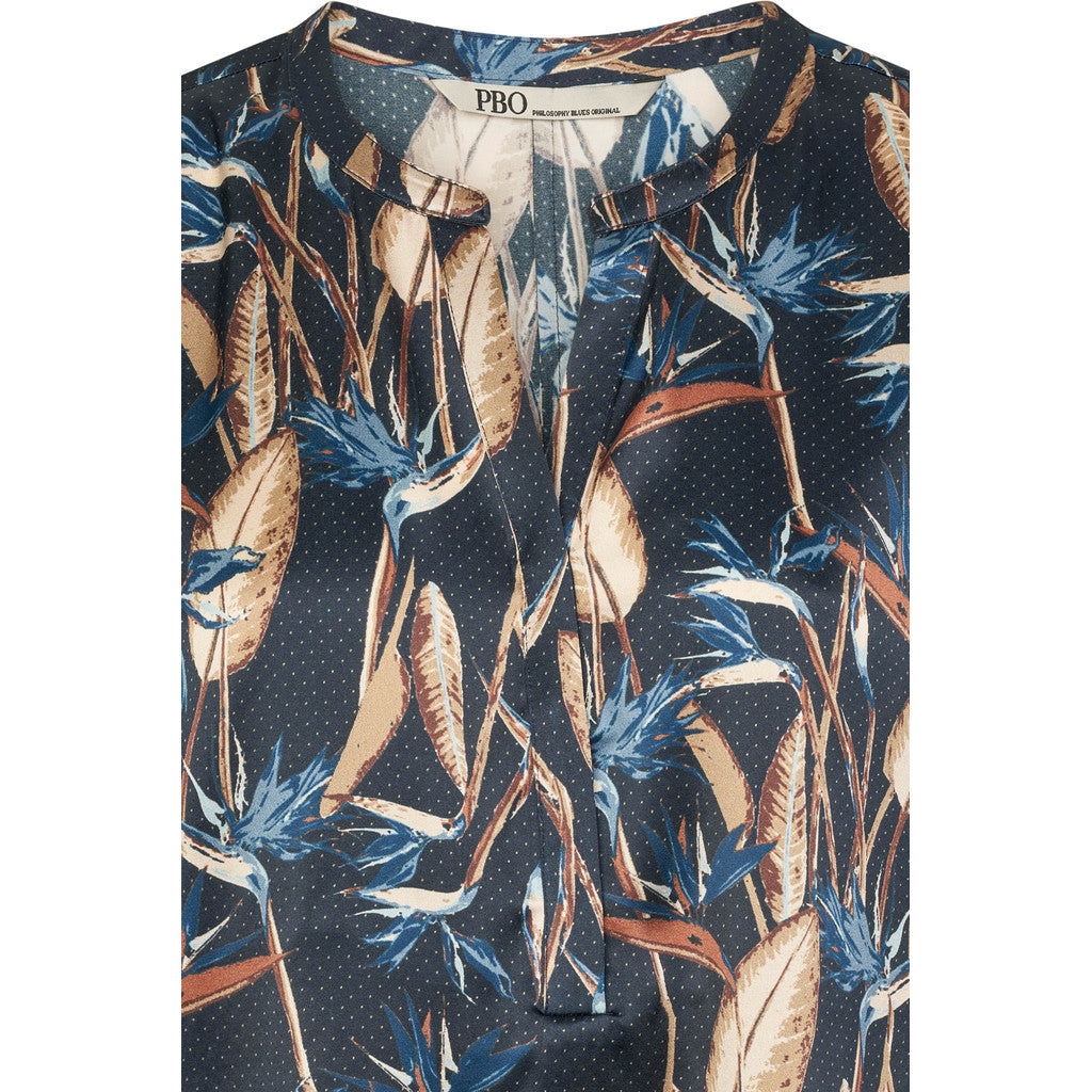 PBOBlaine top - Blue print