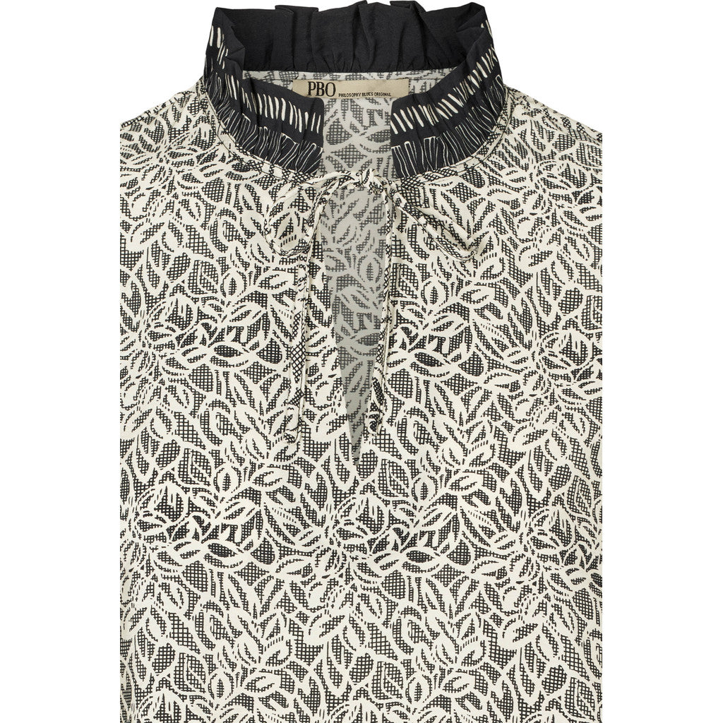 PBONODA - TOP - SORT/HVID