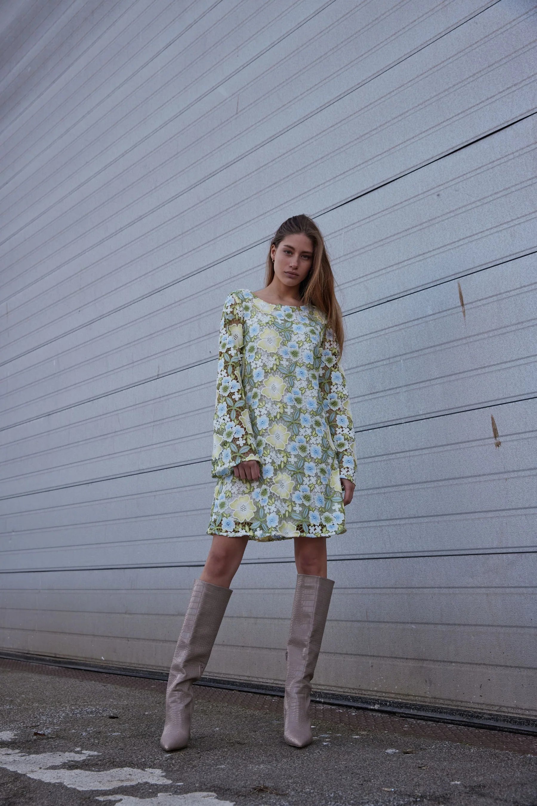 YvonneBBLucille kjole - Multi flower