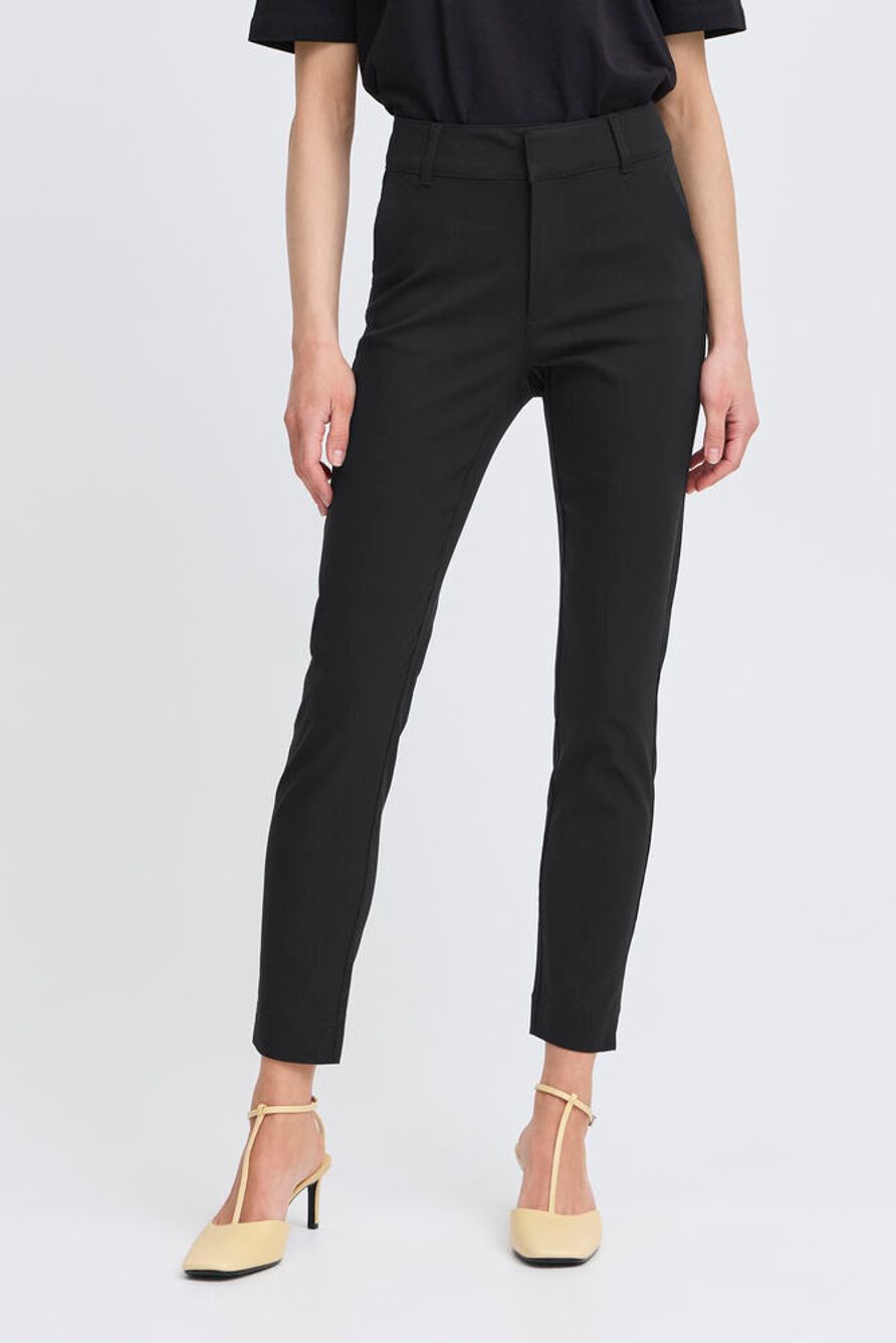 B.Young - BYDIXI CHINO PANTS - Black