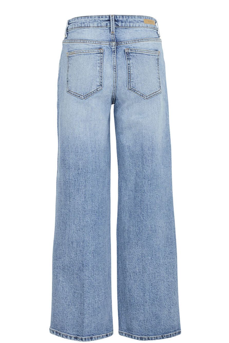 BYKYJLA LONG JEANS - Mid Blue Denim