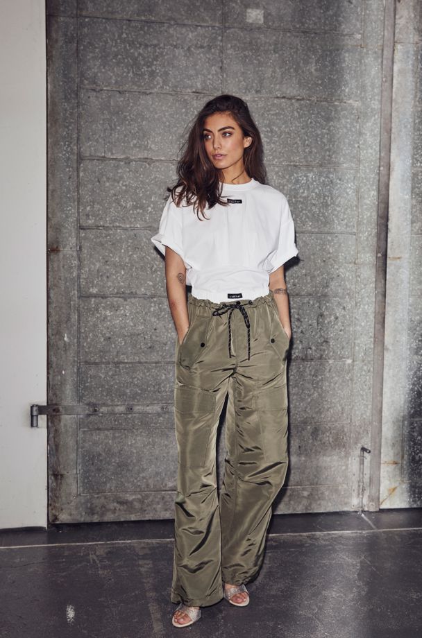 Haute L'amitié - Thalia Pull On Trouser - Army