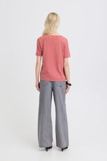 B.Young - BYSOLKO SS T-SHIRT -Marsala Red