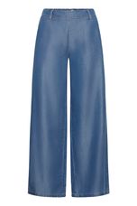 B.Young - BYKOSMO WIDE PANTS 3 - Mid Blue Denim - Blue