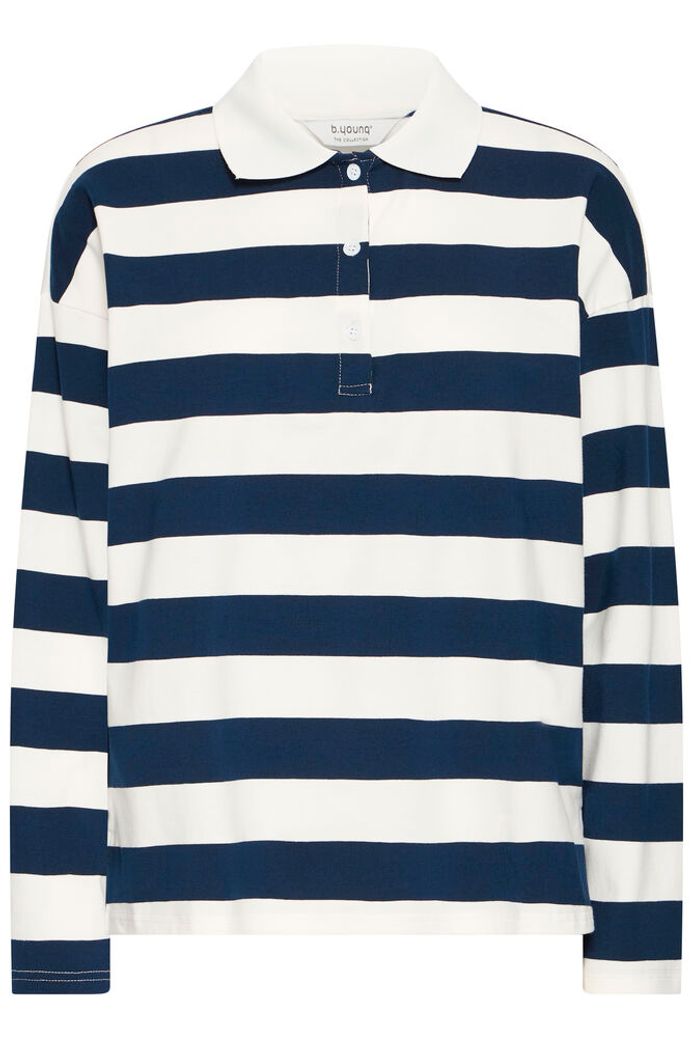 BXSOMSET LS POLOSHIRT - Copenhagen Night