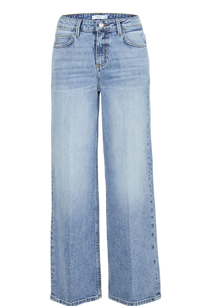 BYKYJLA LONG JEANS - Mid Blue Denim