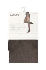 B.YOUNG - THERMO STRØMPEBUKSER - Black