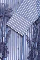 B.Young - BYFIRAS Flower Shirt - Blue Quartz Mix