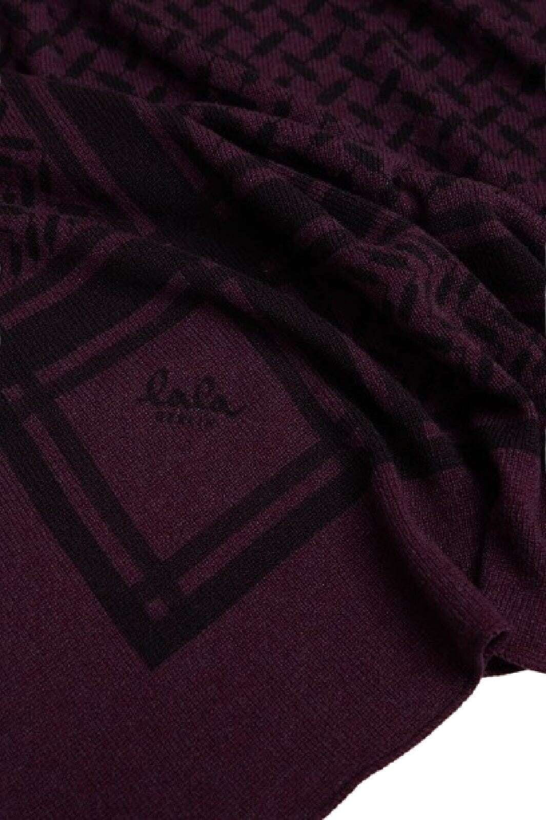 Lala Berlin tørklæde - Triangle Trinity M cashmere mosto