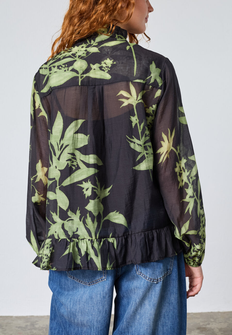 Love & Divine - Love1457 Skjorte - Green Leaf