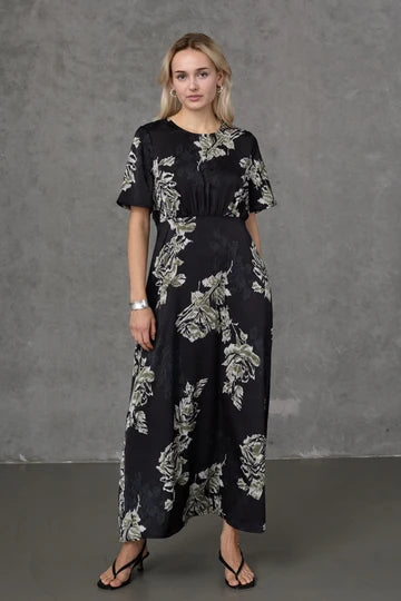 Love & Divine - Love1561-1 Dress - Black Flower