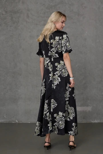 Love & Divine - Love1561-1 Dress - Black Flower