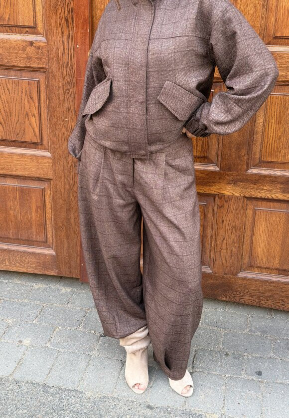 Love & Divine - Love1615-2 Pants - Brown Check
